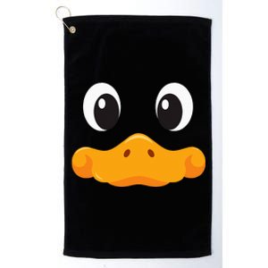 Duck Face T Halloween Costume Birthday Idea Cute Funny Platinum Collection Golf Towel