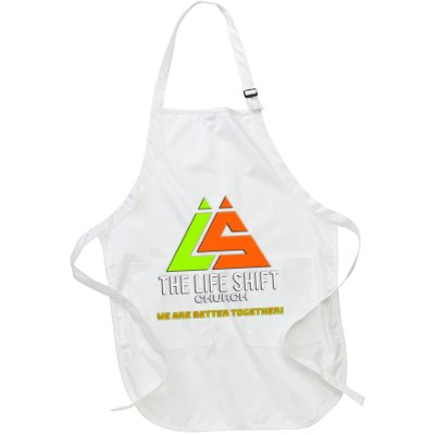 Design For The Life Shift Church Church Logo Design 2 Full-Length Apron With Pockets