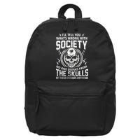 Drink From The Skull Of Your Enemies Wrong Society 16 in Basic Backpack