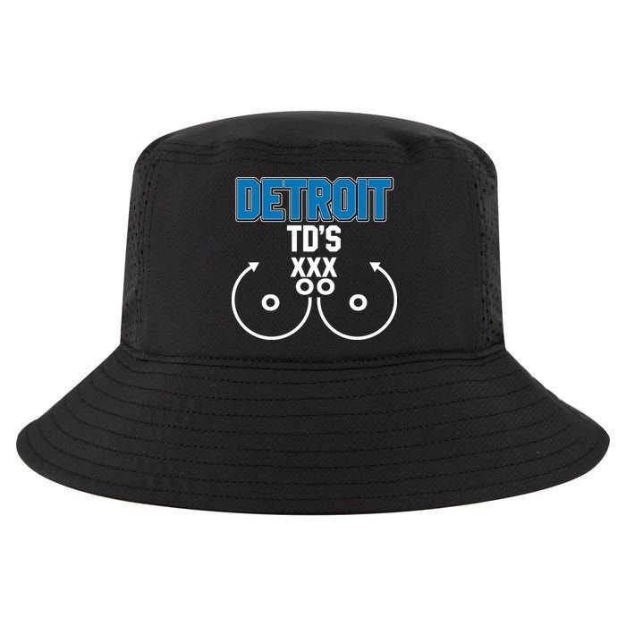 Detroit Football TD's Touchdowns Cool Comfort Performance Bucket Hat