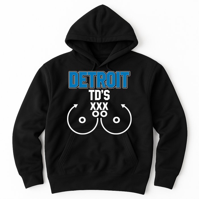 Detroit Football TD's Touchdowns Hoodie