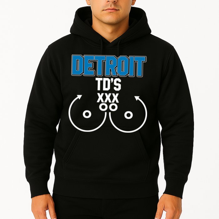 Detroit Football TD's Touchdowns Hoodie