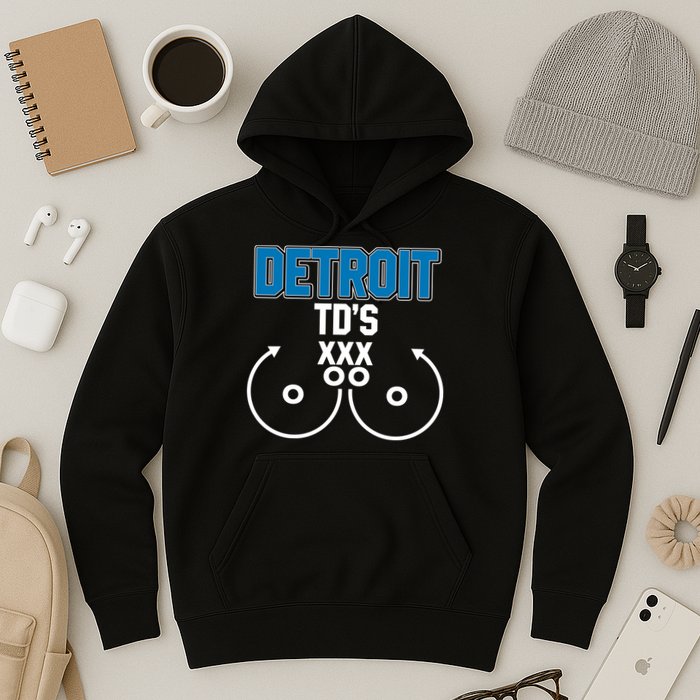 Detroit Football TD's Touchdowns Hoodie