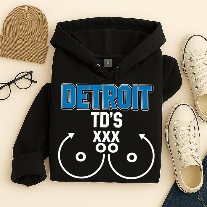 Detroit Football TD's Touchdowns Hoodie