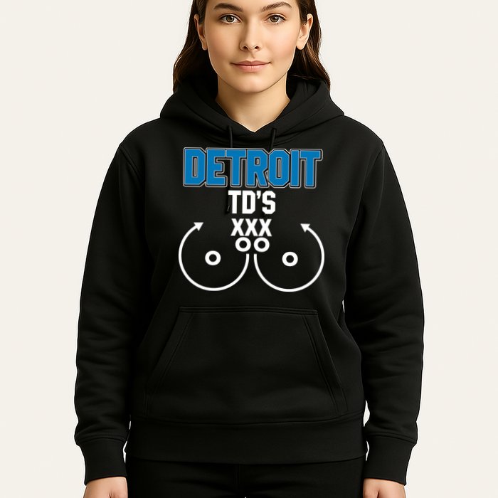 Detroit Football TD's Touchdowns Hoodie