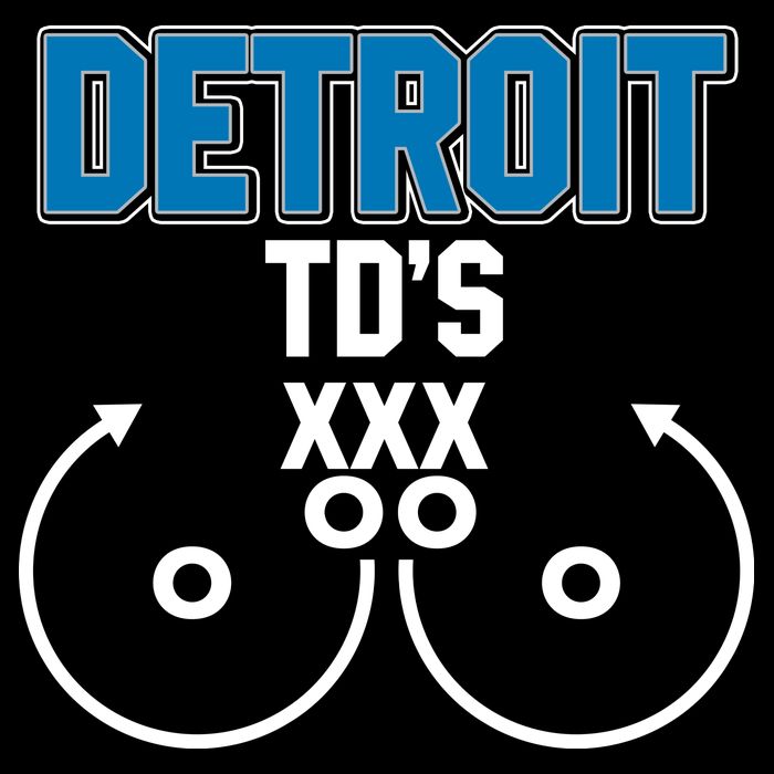 Detroit Football TD's Touchdowns Hoodie