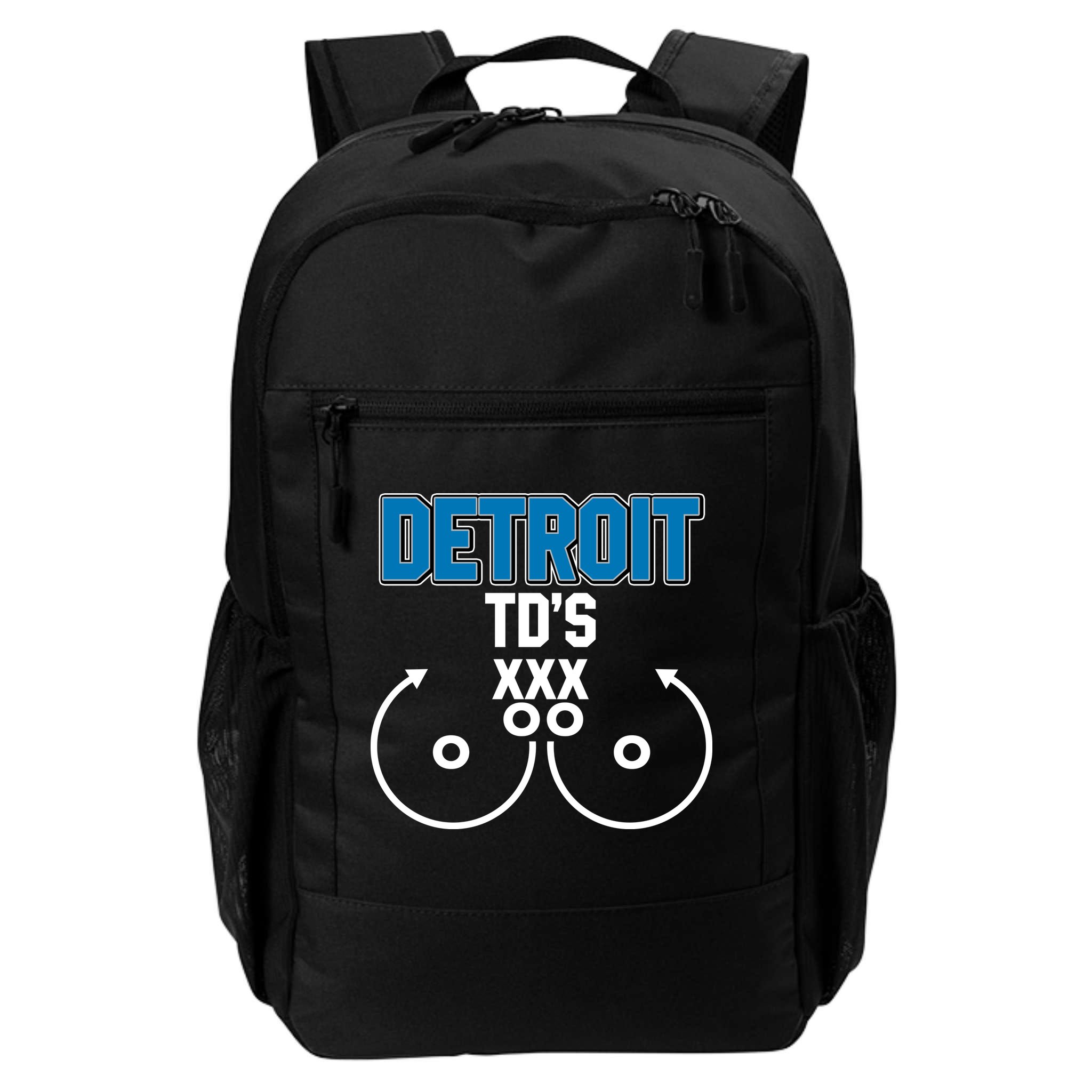 Detroit Football TD's Touchdowns Backpack