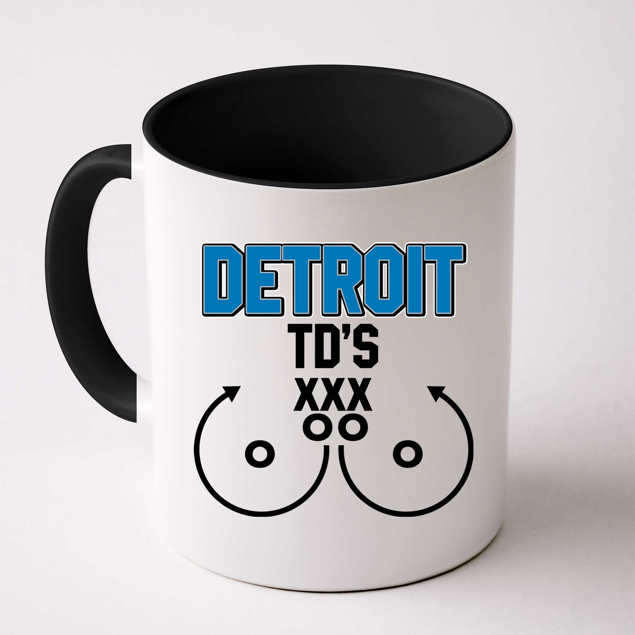 Detroit Football TD's Touchdowns Mug