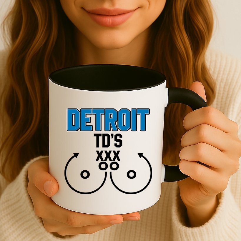 Detroit Football TD's Touchdowns Mug