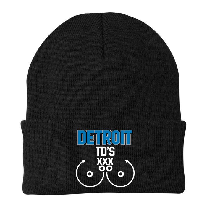 Detroit Football TD's Touchdowns Beanie