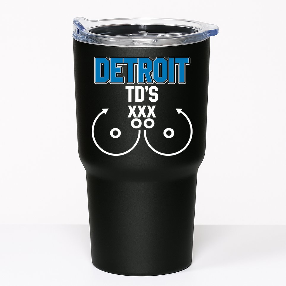 Detroit Football TD's Touchdowns Tumbler
