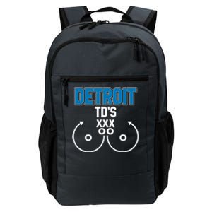 Detroit Football TD's Touchdowns Daily Commute Backpack