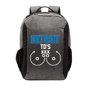 Detroit Football TD's Touchdowns Vector Backpack