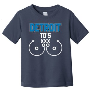 Detroit Football TD's Touchdowns Toddler T-Shirt