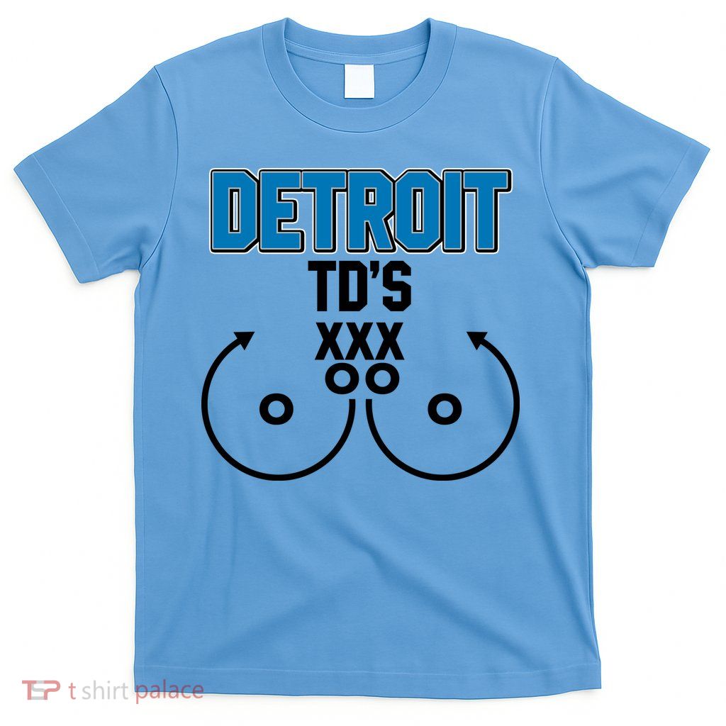 Detroit Football TD's Touchdowns T-Shirt