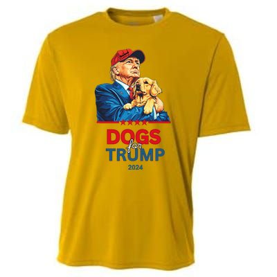 Dogs For Trump 2024 Trump Cooling Performance Crew T-Shirt