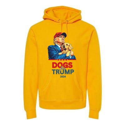 Dogs For Trump 2024 Trump Premium Hoodie