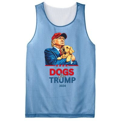 Dogs For Trump 2024 Trump Mesh Reversible Basketball Jersey Tank