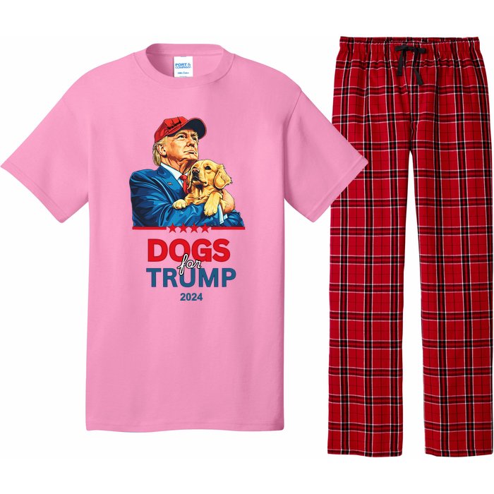 Dogs For Trump 2024 Trump Pajama Set