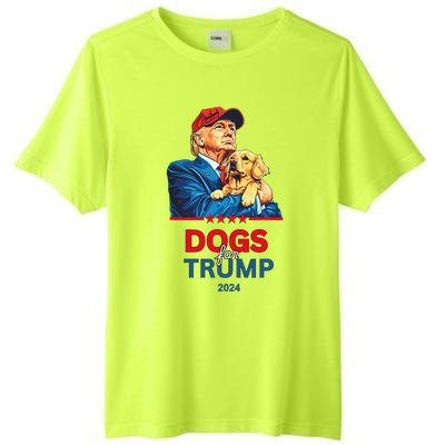 Dogs For Trump 2024 Trump Tall Fusion ChromaSoft Performance T-Shirt