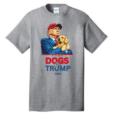 Dogs For Trump 2024 Trump Tall T-Shirt