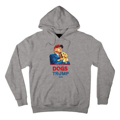 Dogs For Trump 2024 Trump Tall Hoodie