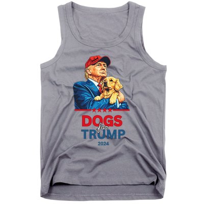 Dogs For Trump 2024 Trump Tank Top