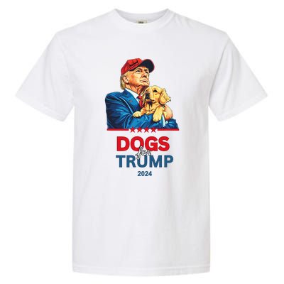 Dogs For Trump 2024 Trump Garment-Dyed Heavyweight T-Shirt