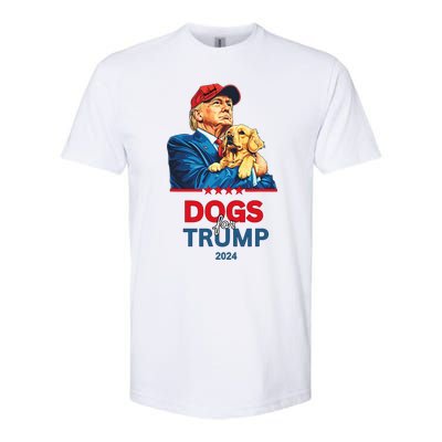 Dogs For Trump 2024 Trump Softstyle CVC T-Shirt