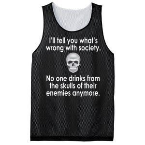 Drink From The Skull Of Your Enemies Wrong Society Mesh Reversible Basketball Jersey Tank