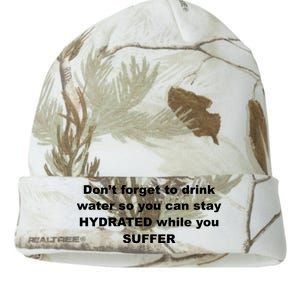 DonT Forget To Drink Water So You Can Stay Hydrated Kati Licensed 12" Camo Beanie