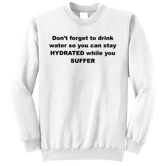 DonT Forget To Drink Water So You Can Stay Hydrated Sweatshirt