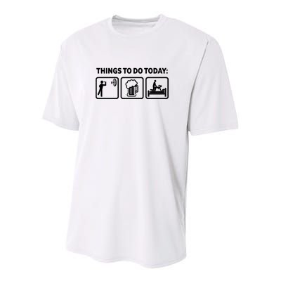 Darts Funny Things To Do Today Youth Performance Sprint T-Shirt