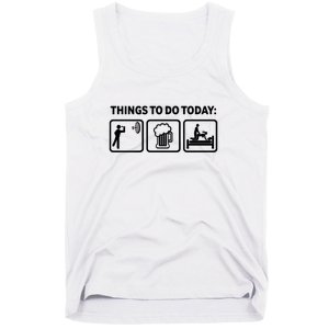 Darts Funny Things To Do Today Tank Top