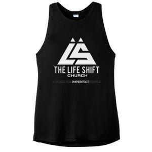 Design For The Life Shift Church Church Logo Design Ladies PosiCharge Tri-Blend Wicking Tank