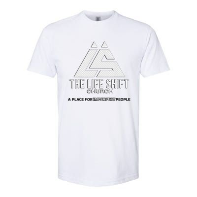 Design For The Life Shift Church Church Logo Design Softstyle CVC T-Shirt