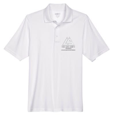 Design For The Life Shift Church Church Logo Design Men's Origin Performance Pique Polo