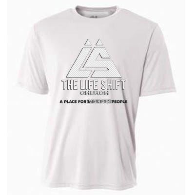 Design For The Life Shift Church Church Logo Design Cooling Performance Crew T-Shirt