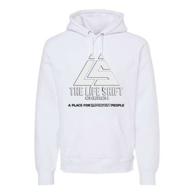 Design For The Life Shift Church Church Logo Design Premium Hoodie