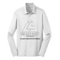 Design For The Life Shift Church Church Logo Design Silk Touch Performance Long Sleeve Polo