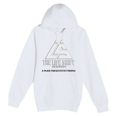 Design For The Life Shift Church Church Logo Design Premium Pullover Hoodie