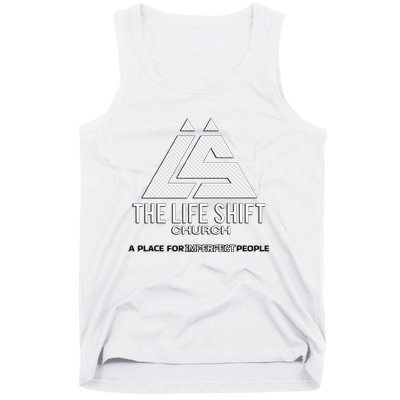 Design For The Life Shift Church Church Logo Design Tank Top