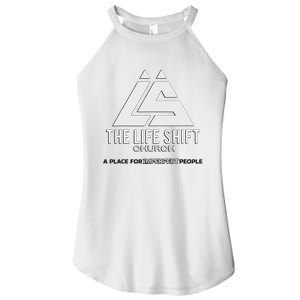 Design For The Life Shift Church Church Logo Design Women's Perfect Tri Rocker Tank