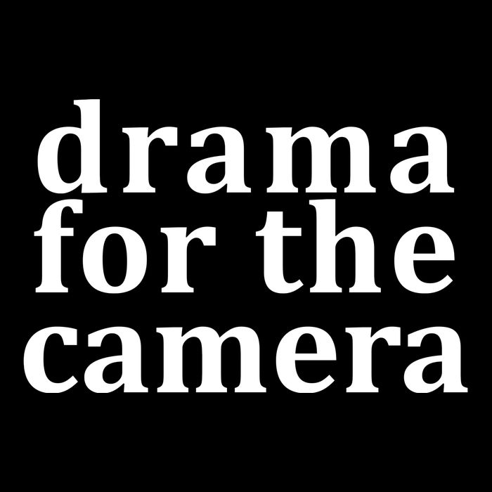Drama For The Camera Typography Minimalist Bag