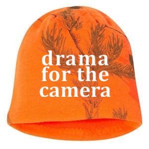 Drama For The Camera Typography Minimalist Kati - Camo Knit Beanie