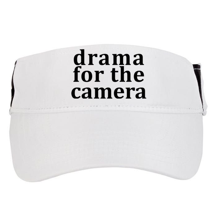 Drama For The Camera Typography Minimalist Adult Drive Performance Visor