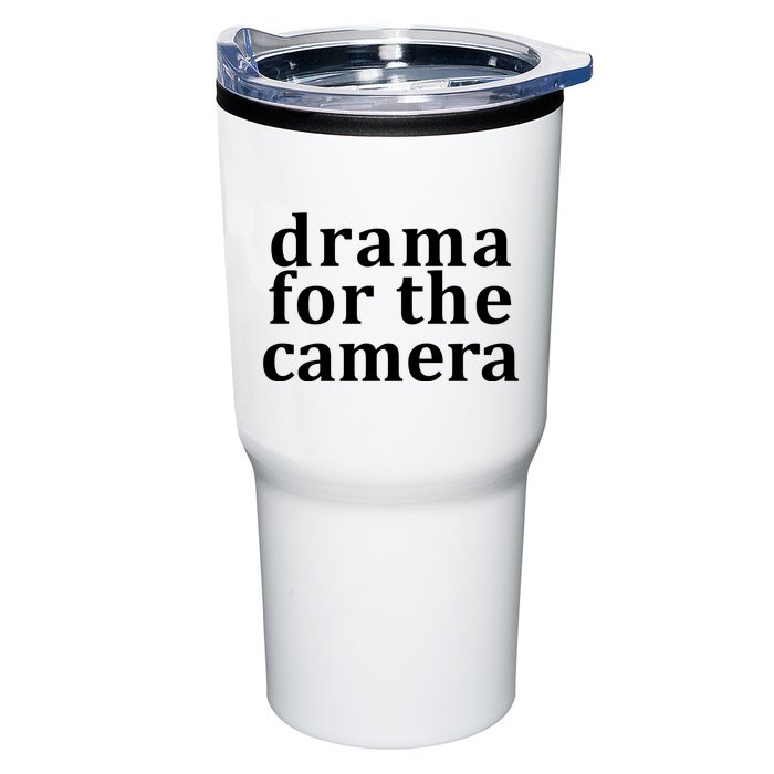 Drama For The Camera Typography Minimalist Tumbler