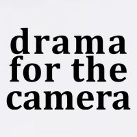 Drama For The Camera Typography Minimalist Tumbler