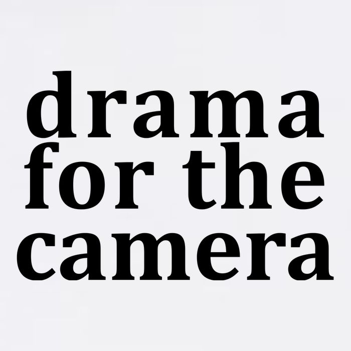 Drama For The Camera Typography Minimalist Baby Bodysuit