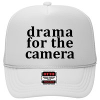 Drama For The Camera Typography Minimalist Hat